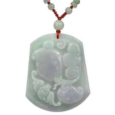 玉如意翡翠项链玉佩天然