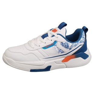 国产品牌邦特2025秋季男鞋运动鞋正品鞋子皮面休闲鞋透气板鞋男子