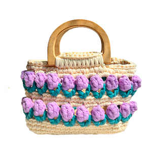 郁金香手工编织diy布条线材料包自制手提包送闺蜜女朋友心意礼物