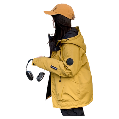 短款韩版宽松情侣款面包服