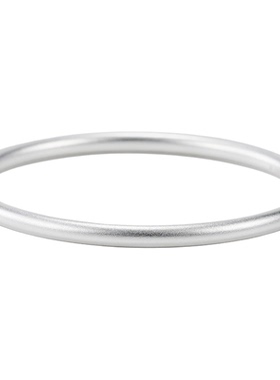 金盈御S999古法纯银素圈手镯女