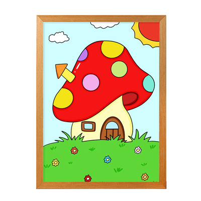 画框空框装裱儿童作品8k美术相框
