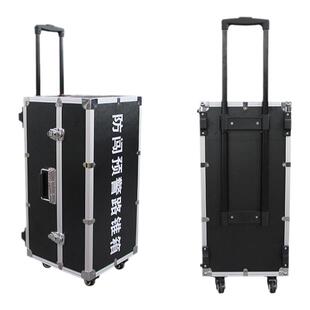 防闯入预警路锥箱爆闪伸缩路锥施工事故现场隔离越界报警系统设备