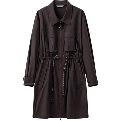 播商场同款收腰洋气别致连衣裙女25春新款精致独特裙子BDS1LD1178