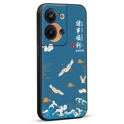 秋昊适用于opporeno9手机壳phm110国风新款0pp0reno9防摔oporen09保护套oppreon9网红oopreno9手机膜reno9耐