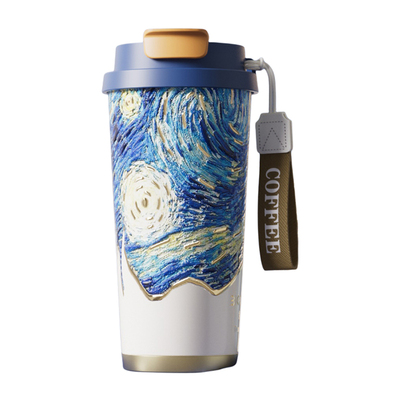 纯钛保温杯随行咖啡杯女生高颜值