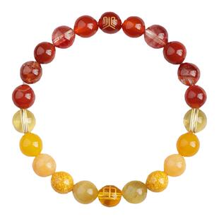 天然手链补缺喜用金水金土水木火土火木手串男款女款水晶手链定制