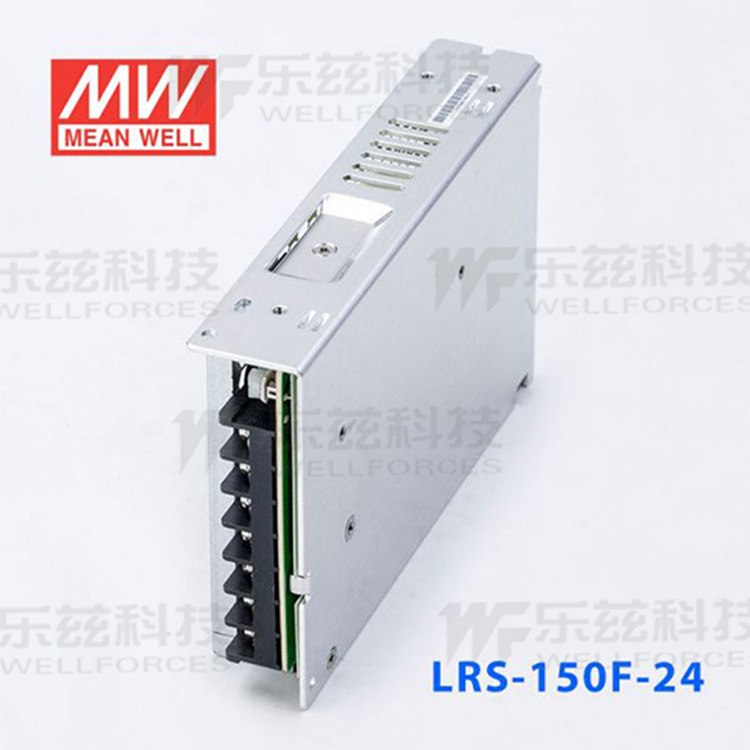 LRS-150F-24台湾明纬150W24V6.5A开关电源LED变压器明DC纬直流NES