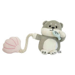 iuuwa贝吉獭 狗狗玩具磨牙绳结拔河互动小型犬响纸发声藏食小狗猫