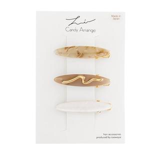 OSEWAYA发夹纹理鸭嘴夹不对称侧边发卡刘海头饰高级感百搭发饰女