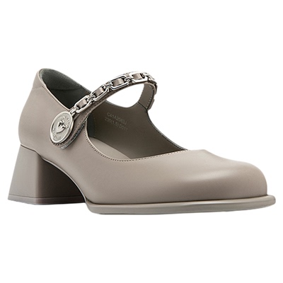 皮尔卡丹胎牛皮玛丽珍鞋