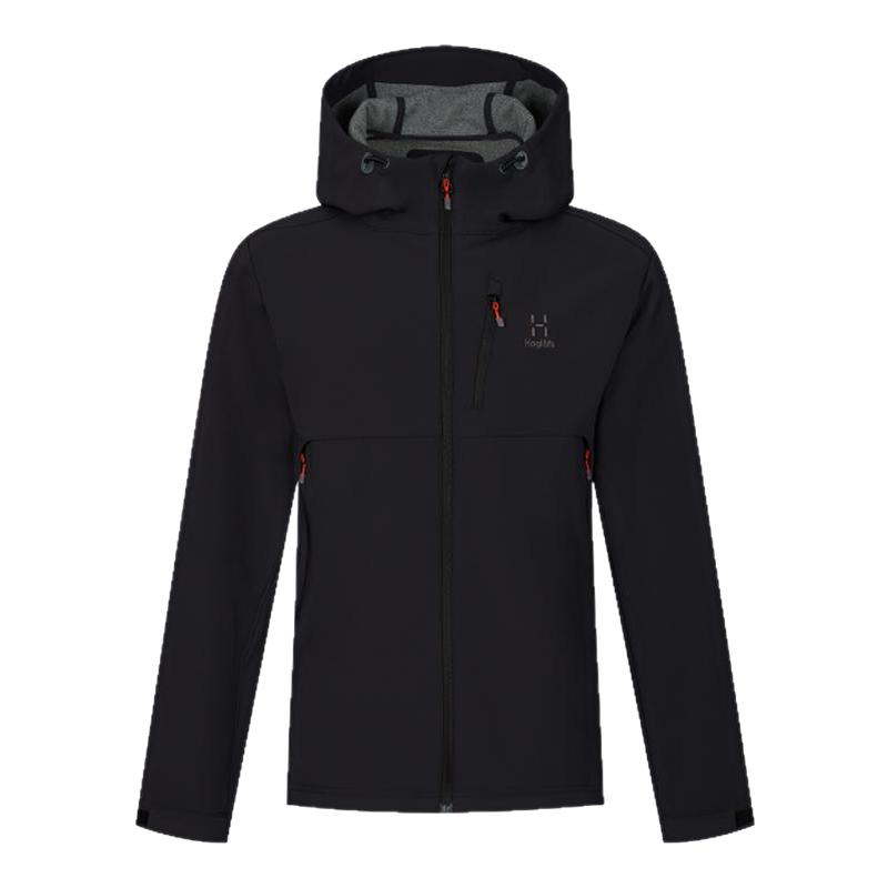 HAGLOFS火柴棍Softshell Hood男子户外运动徒步登山连帽软壳外套