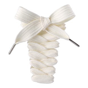 吻婷人鞋带适用Vans面包鞋Knu Skool男女板鞋黑白色宽扁火龙果色