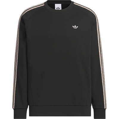 Adidas/阿迪达斯正品三叶草男女针织宽松印花圆领卫衣KC0107