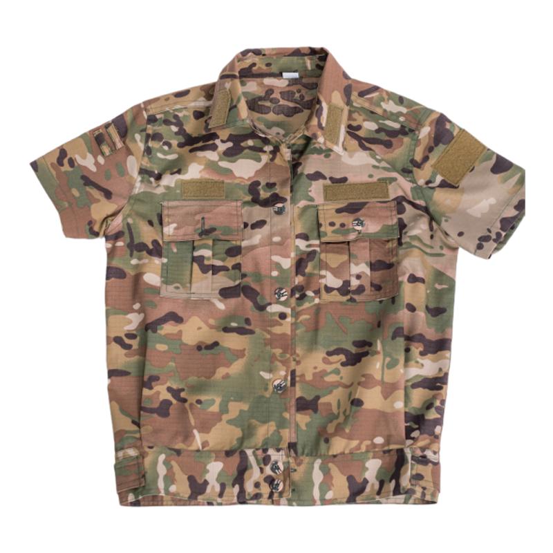 儿童cp衬衣迷彩服套装中小学生
