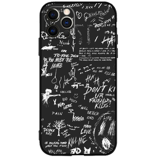 XXXTentacion说唱12液态硅胶8手机壳11适用14PRO苹果15红米16一加VIVOX200小米13华为MATE60PRO挂绳IQOO10PRO