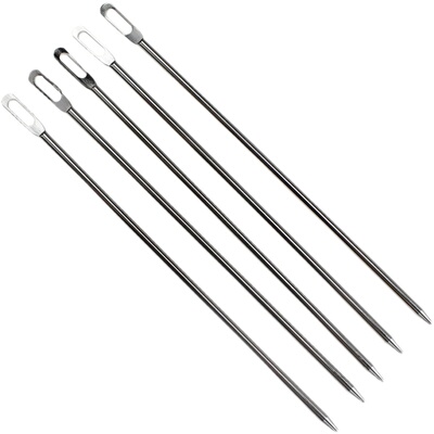 麻袋针打包针针编织袋蛇皮袋封口针大号大孔缝包针直头弯头手缝针
