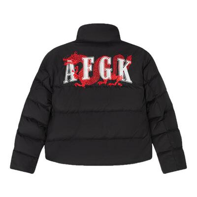 AFGK24FW冬季龙纹刺绣立领羽绒服