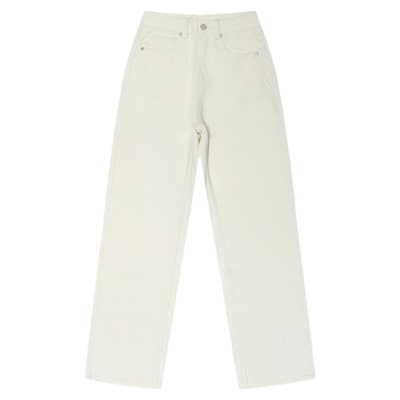 【为面料买单】棉籽壳白直筒裤