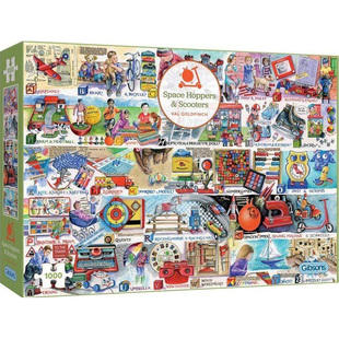 Gibsons欧洲进口拼图1000片猪肉馅饼和布丁成年减压智力玩具