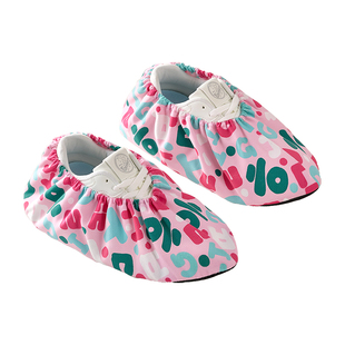 鞋套家用室内布料可洗反复使用成人加厚耐磨防滑脚套学生机房专用