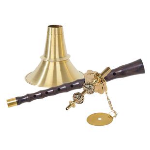 湖南贵剧专业唢呐黑檀木不定调红白喜事民间唢呐乌木唢呐黄铜喇叭