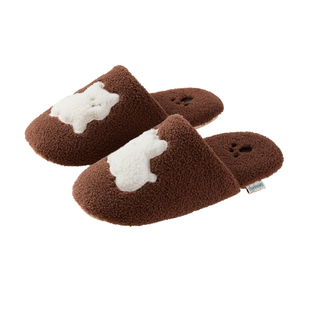 卡通可爱软底拖鞋女士秋冬季居家室内新款防滑静音保暖毛绒棉拖鞋