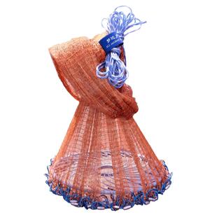 大飞盘式撒网圆盘渔网抛网手撒手抛网鱼网抓扑捕鱼易抛旋网甩渔具