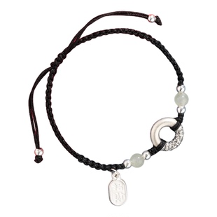 红绳手链儿童女童平安扣手绳12岁女孩本命年礼物属马的吉祥佩戴物