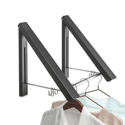 隐形壁挂式折叠打孔室内晾晒