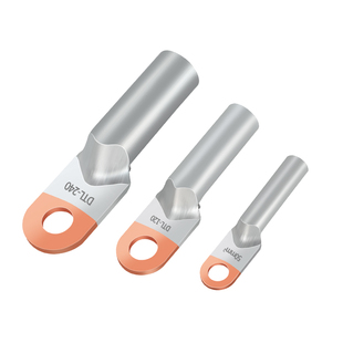 铜铝线鼻子国标DTL25/50/185/240平方接线耳接头过渡连接接线端子