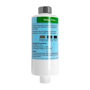 德国德斯图智能马桶过滤器一进一出直通型净水滤芯不锈钢头洁身器