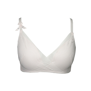 tutuanna内衣女 轻薄透气无负担纯色无钢圈无痕固定双肩带文胸女