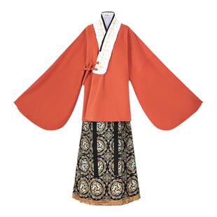 花朝记|三兔共耳对穿交袄|秋冬加绒汉服|满地妆花|明制马面裙