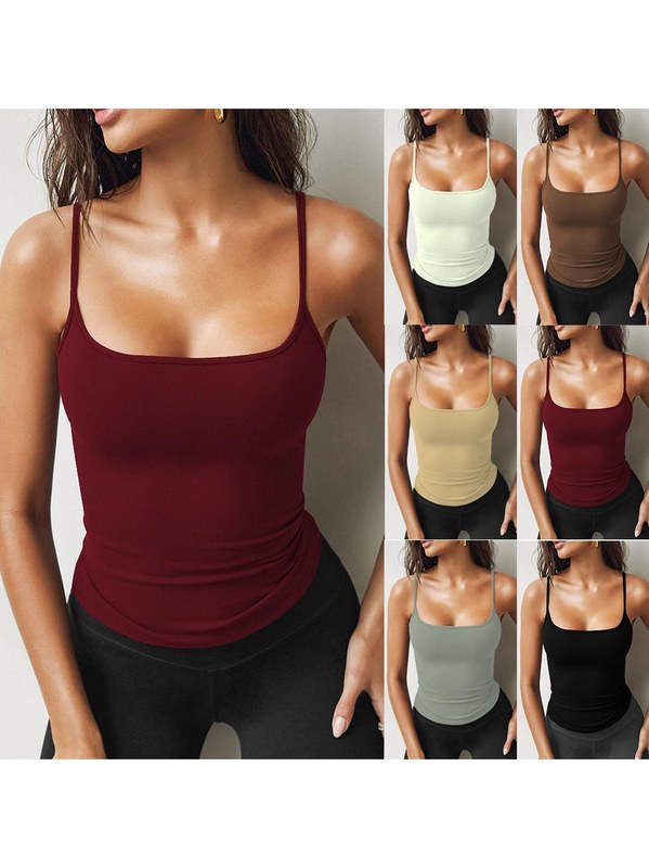 Women's sexy halter fashion base with a tight short tank top