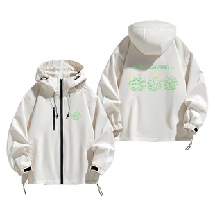 游戏街头霸王6周边玩具布兰卡夹克外套冲锋衣男女秋冬宽松开衫