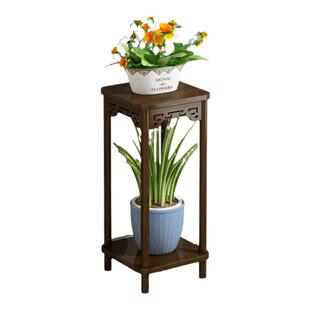 花架子室内放花盆的架子客厅摆件落地置物架防腐木架绿箩摆放架