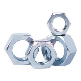 8级GB6172镀锌六角薄螺母螺帽6173细牙薄螺丝帽M33M36M30高强度