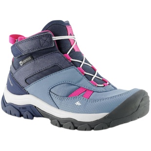 迪卡侬亲子防水登山鞋家庭高帮儿童户外徒步防滑爬山鞋运动鞋KIDS