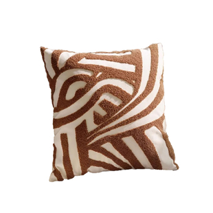 奶油色轻奢高级感复古抱枕沙发客厅抱枕套不含芯床头腰靠枕靠垫子