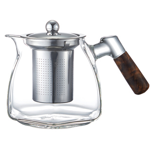 忆壶茶玻璃泡茶壶2025新款家用耐高温侧把茶壶茶水分离过滤煮茶壶