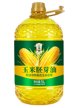 一级压榨5升玉米胚芽油非转基因玉米油5L家用食用油烘焙植物物理