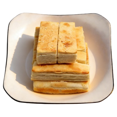 山东烤排素排火烧千层饼