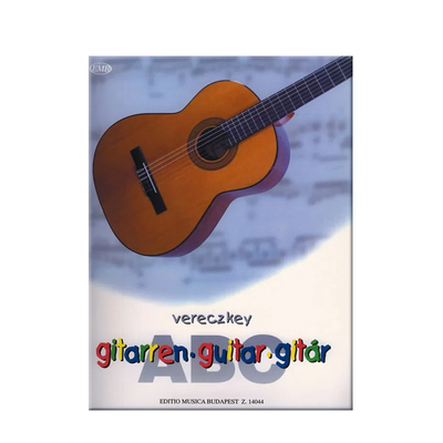 韦赖茨凯伊 ABC吉他指导教材 吉他独奏 布达佩斯原版进口乐谱书 Vereckei Laszlo Guitar ABC Z14044