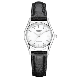 卡西欧(CASIO)女表时尚优雅简约指针防水复古石英表LTP-1094E-1A