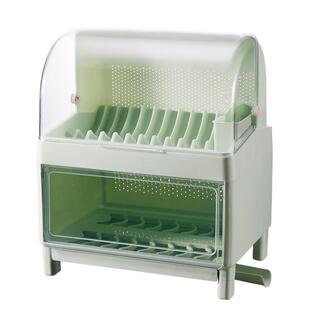 家用碗柜厨房多功能放碗筷沥水收纳盒带盖防虫装碗盘碟置物架大号