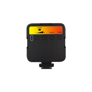 英克希双色温迷你便携式相机补光灯RGB全彩手机直播拍照摄影柔光灯户外美食拍摄灯光灯口袋led小型vlog豆腐灯