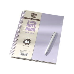 文谷美式PP软线圈本A4笔记本本子活页本开学必备好物大学生可撕记事本加厚高颜值本子思维导图笔记本文具超厚