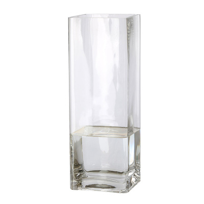 方形落地玻璃花瓶大号百合花水养