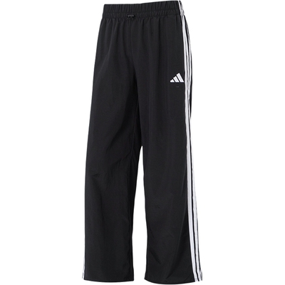 阿迪达斯女裤宽松长裤阔腿裤